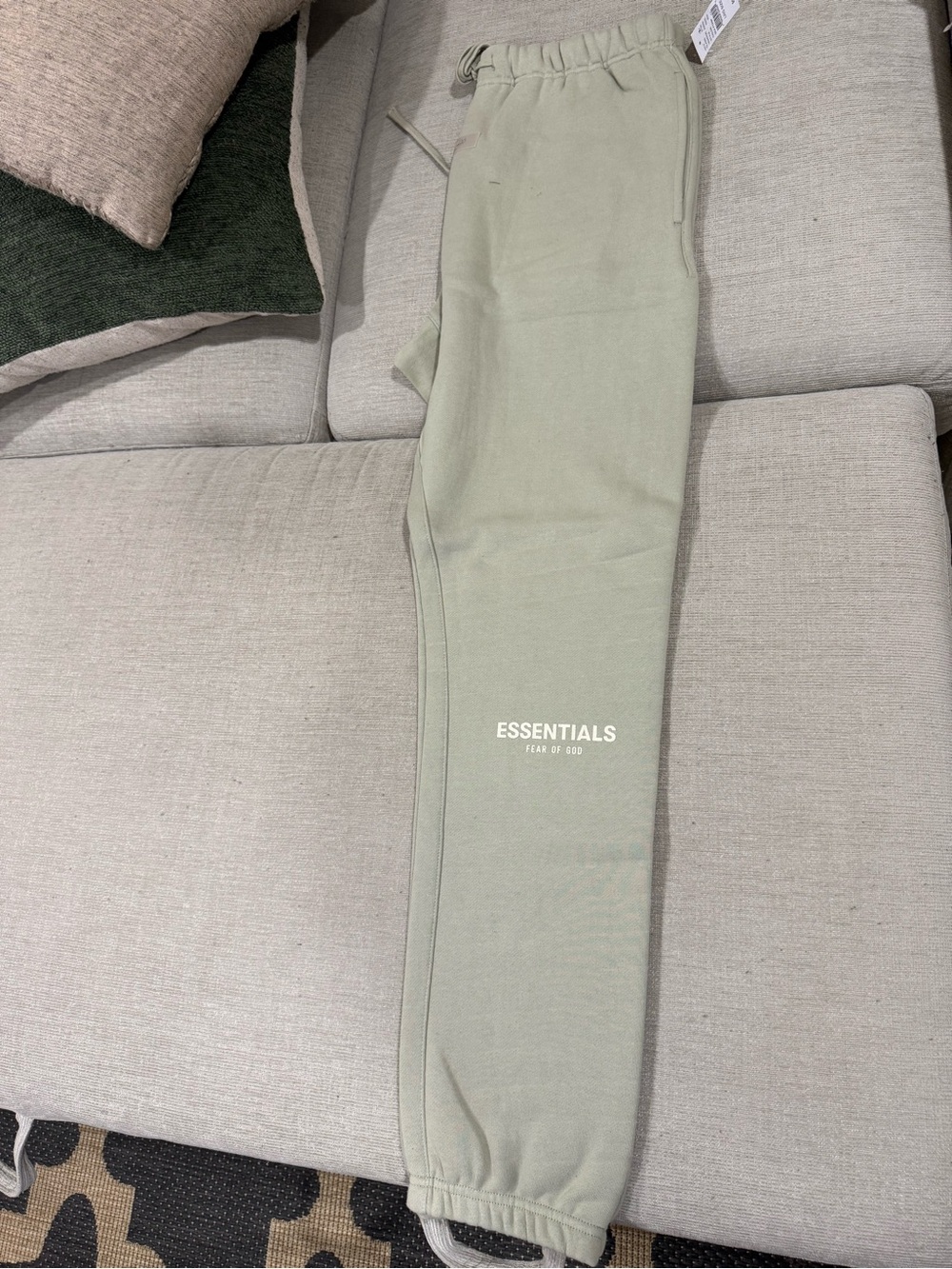 Essentials Sage Green Jogger Sweatpants